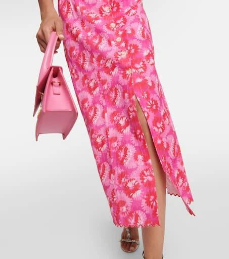 Rixo Briella printed linen-blend midi dress 5