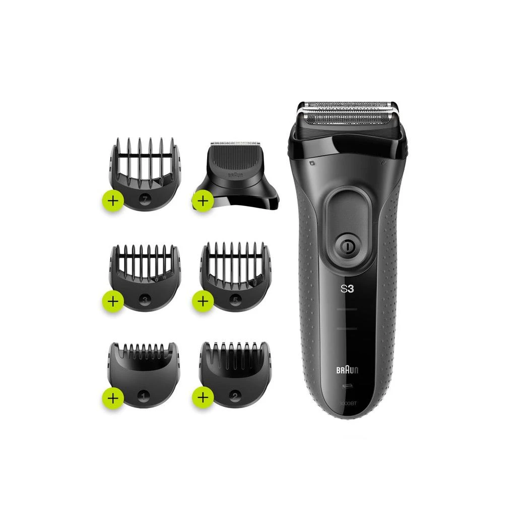 预计3周后发货 Braun Rasoir Électrique Series 3 Shave & Style 3000Bt - Noir/Gris 2