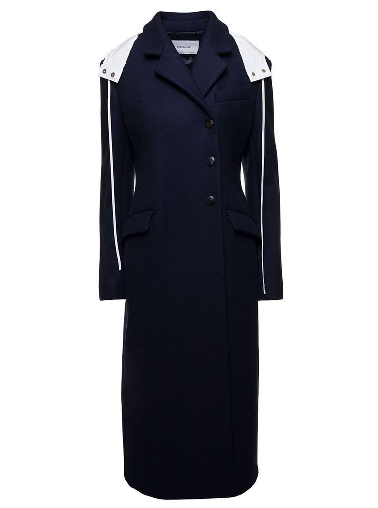 Salvatore Ferragamo Tiziano red wool blend coat - Coats