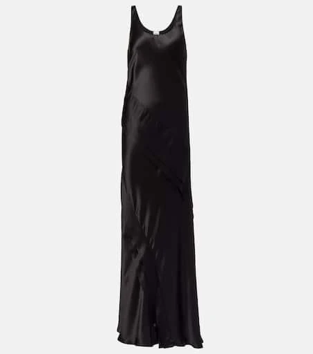 Yves Saint Laurent Silk satin slip dress 1