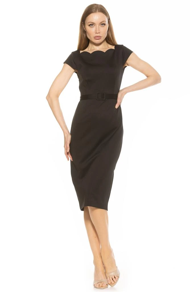 ALEXIA ADMOR Lavinia Midi Sheath Dress 6