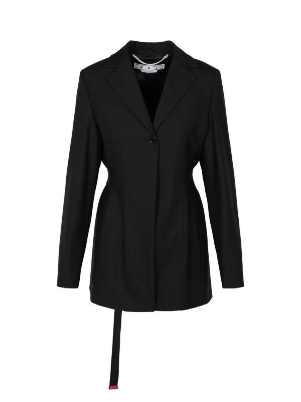 Off-White Relaxed Fit Belted Blazer 2