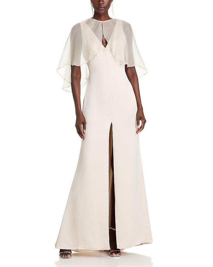 Amsale Cape Dress