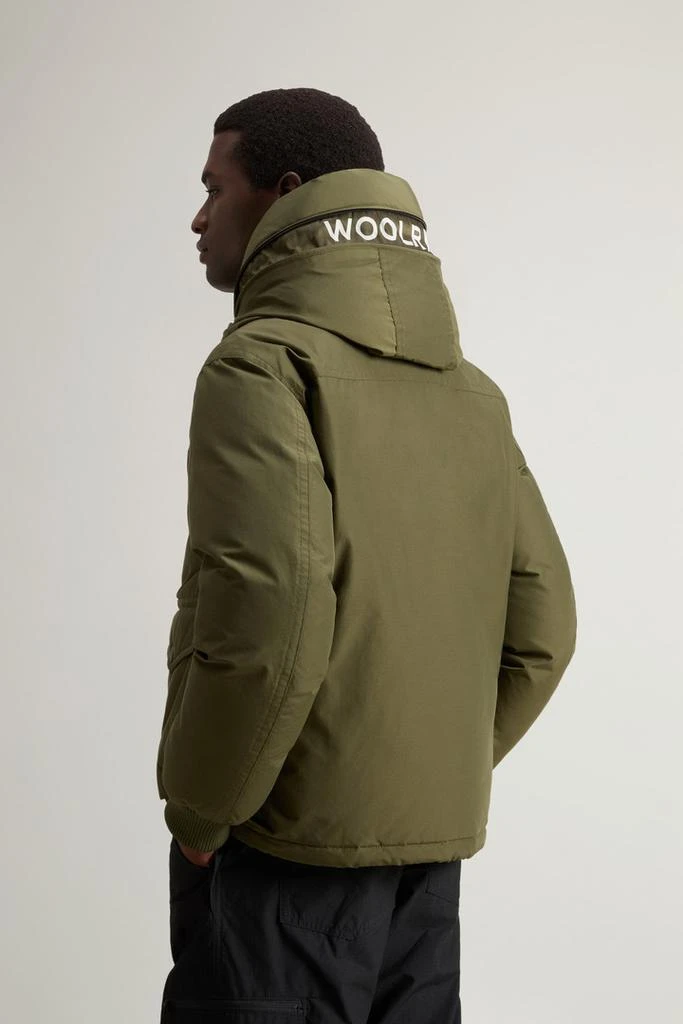 Woolrich Ramar Cloth Bomber Jacket with Hood - Men - Green 4