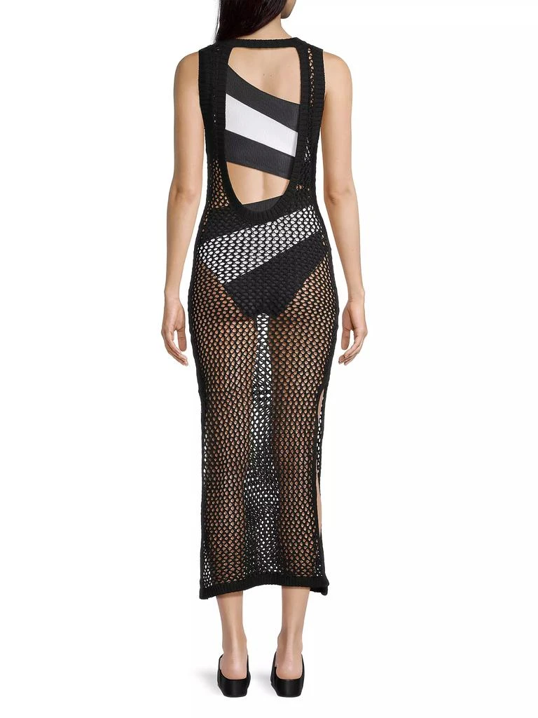 Beach Riot Holly Net Cover-Up Midi-Dress 5