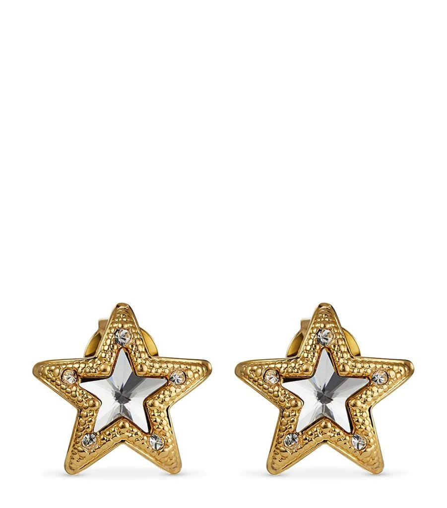 Jimmy Choo Crystal Star Stud Earrings 1