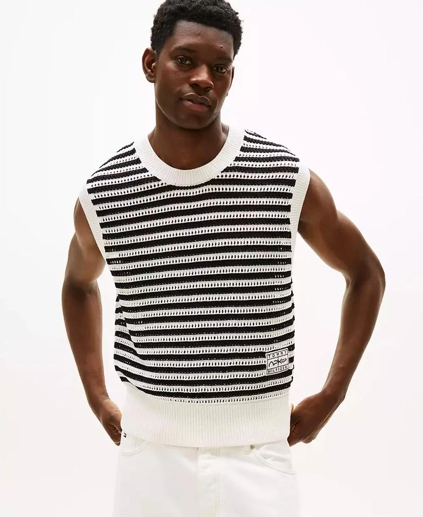 Tommy Hilfiger x APXGP Collection Men's Stripe Sweater Vest 1