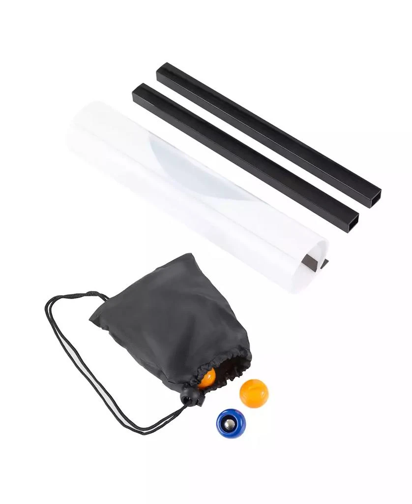 Trademark Global Hey Play Tabletop Curling Game - Portable Indoor Desktop Roll Up Magnetic Competition Board Game With Eight Stones 7