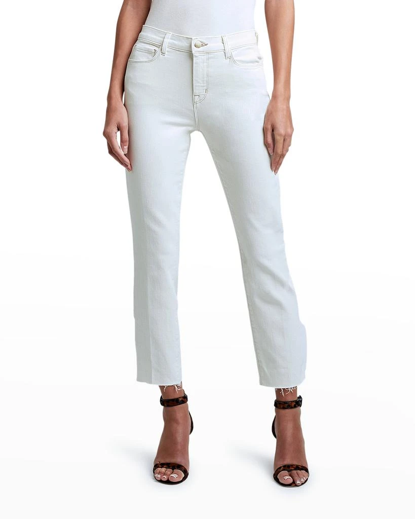L'Agence Sada High-Rise Crop Slim Jeans 2