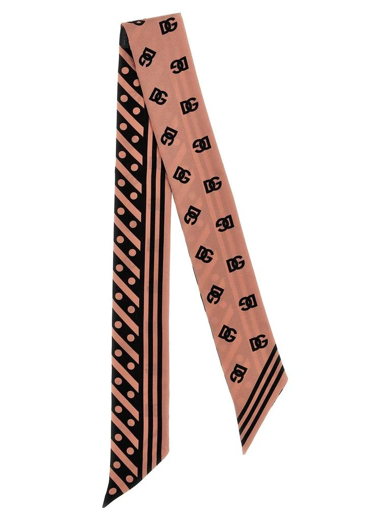 Dolce & Gabbana Dolce & Gabbana All-Over Logo Printed Scarf 1