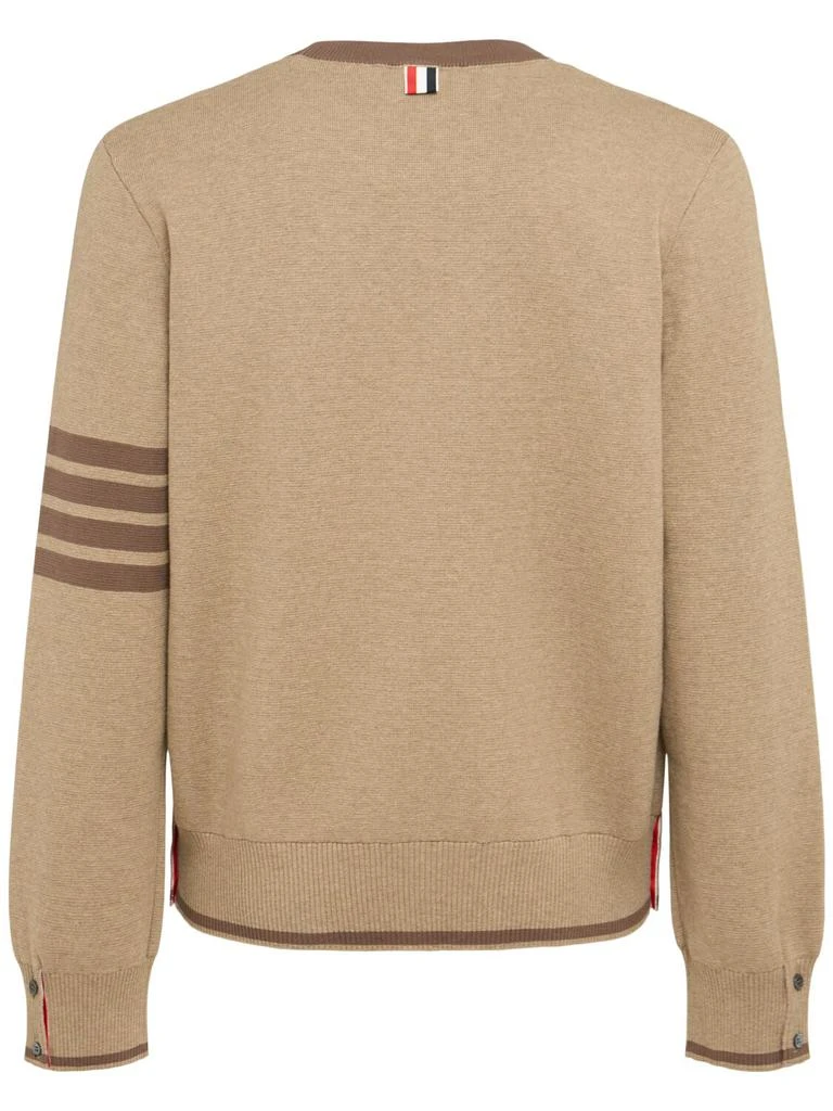 Thom Browne Milano Stitch Cotton Crewneck Sweater 3