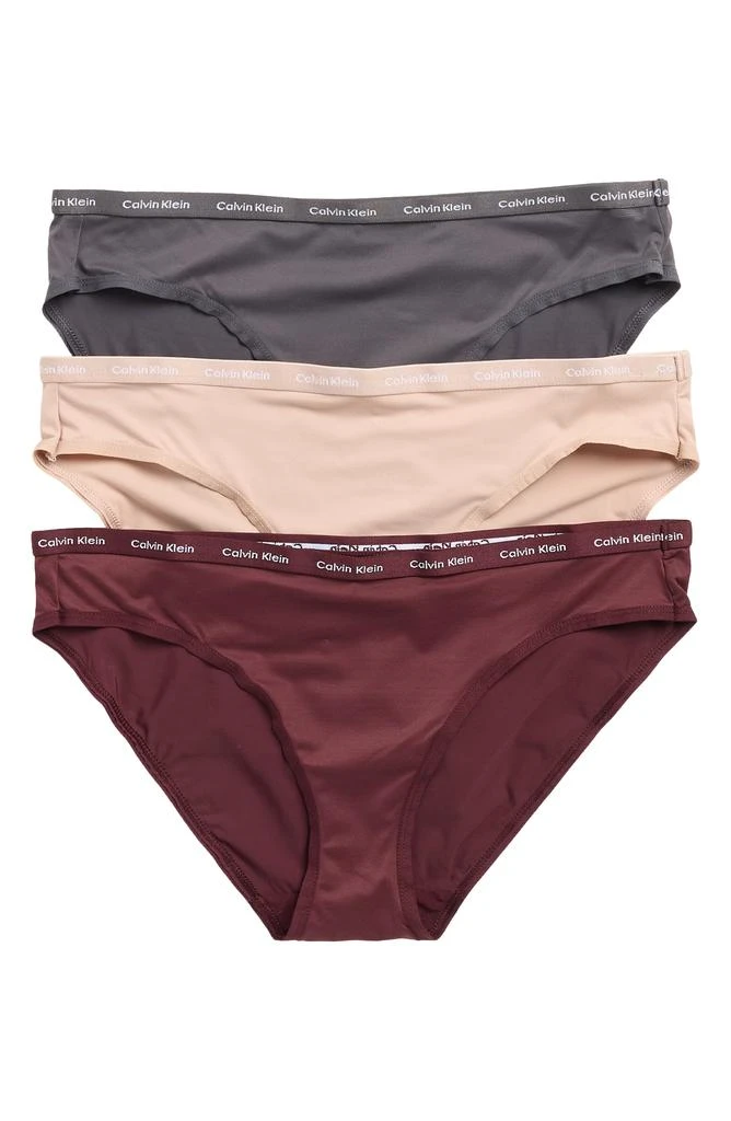 Calvin Klein 3-Pack Luxe Assorted Bikinis 1