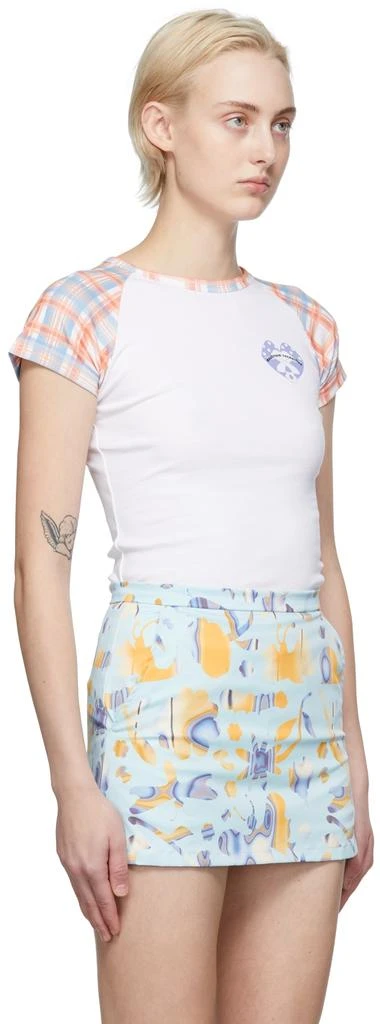 OK White Raglan Small Fit T-Shirt 2
