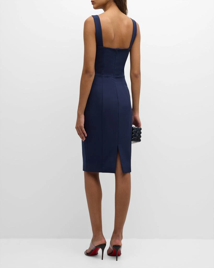 Black Halo Ivonna Sleeveless Sweetheart Midi Dress 4