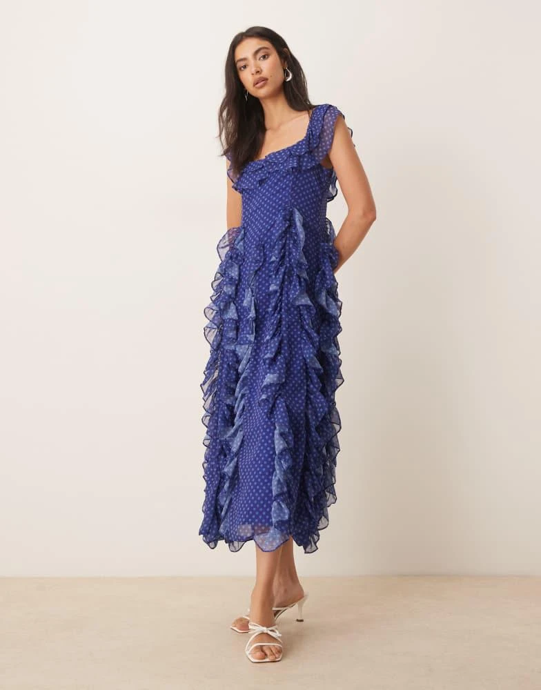 chinese dress ladies WILD ASTER MAXI DRESS main image 1