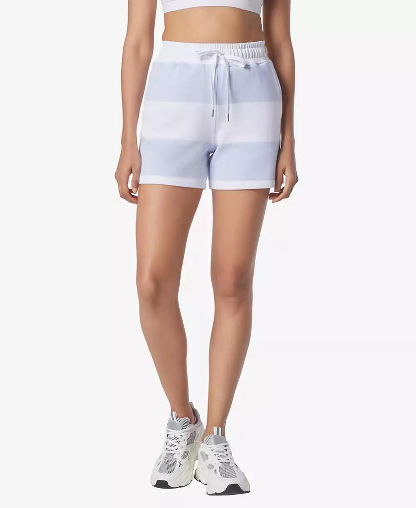 Marc New York by Andrew Marc Women's Rugby Stripe Shorts