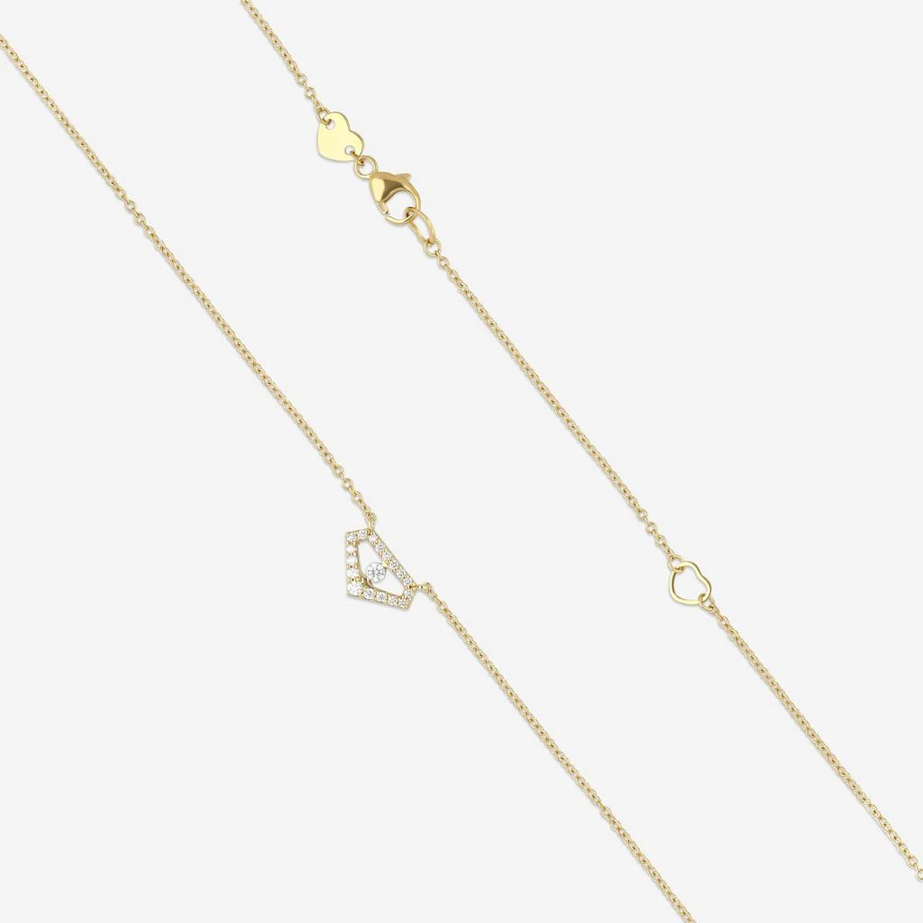 Hearts On Fire Hearts On Fire Triplicity 18K Yellow Gold Emblem Pendant HFPTRIPEM00128Y 3
