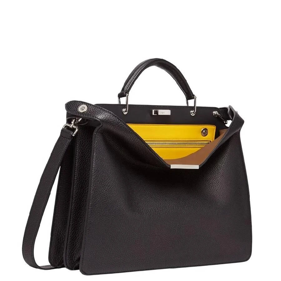 Fendi Peekaboo Leather Briefcase 2