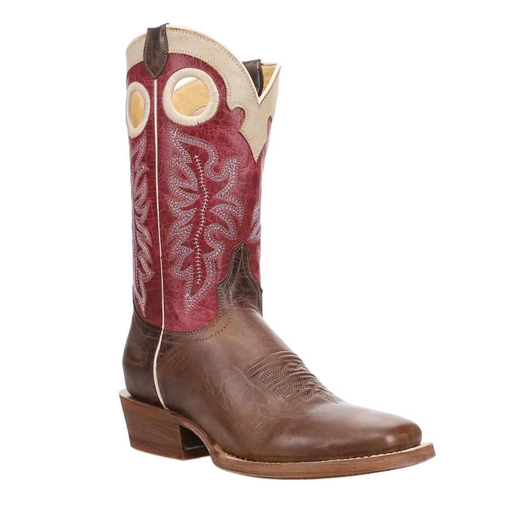 Roper Ride 'em Cowgirl Embroidered Square Toe Cowboy Boots
