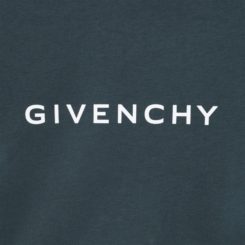 Givenchy Dark green T-shirt with logo 3
