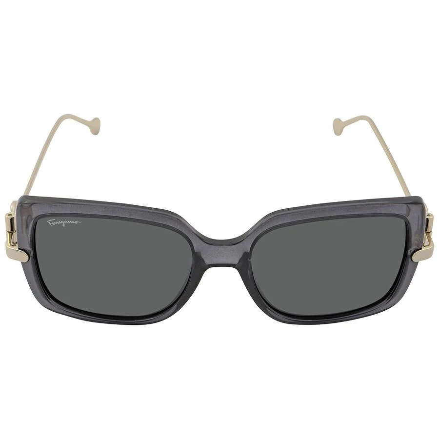 Salvatore Ferragamo Grey Square Ladies Sunglasses SF913S 057  display picture 2
