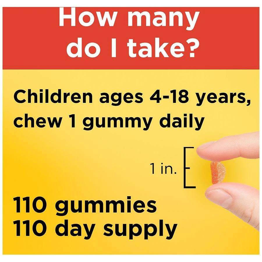 Nature Made Kids First Vitamin C Gummies Tangerine 6