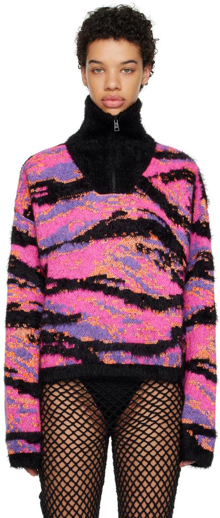 ERL Pink Camo Turtleneck