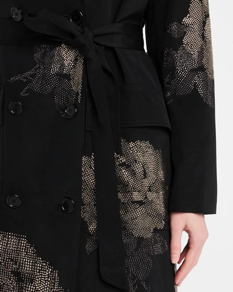 Libertine Ghost Rose Belted Long Trench Coat 5