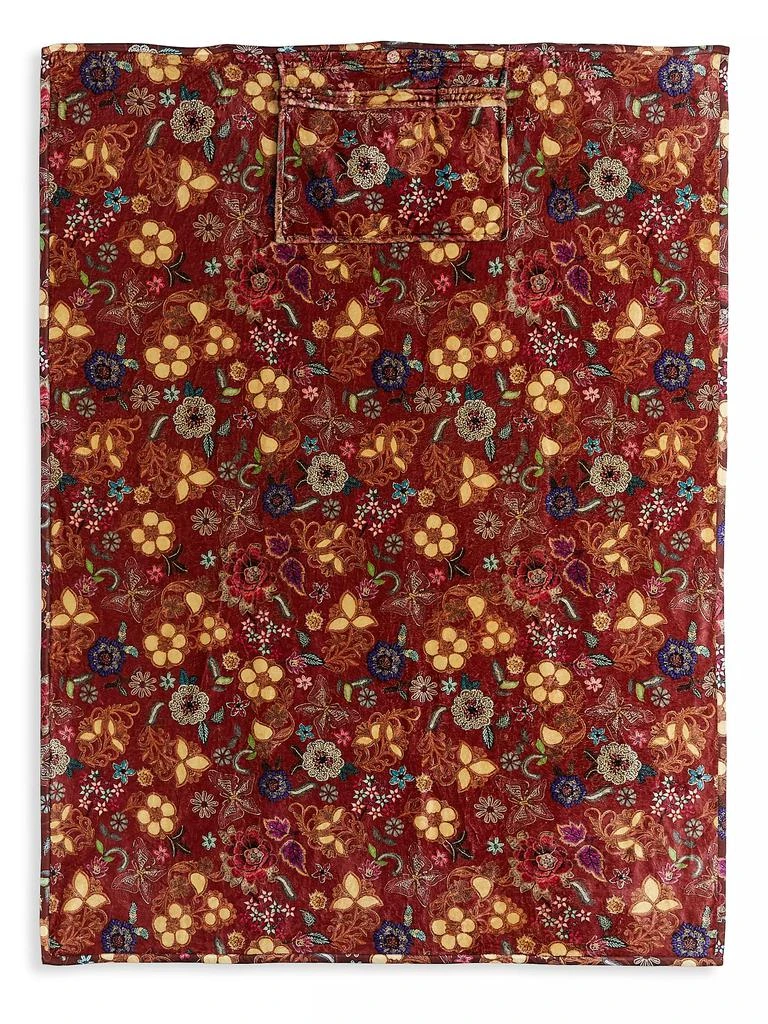 Johnny Was Grand Canal Printed Reversible Travel Blanket 2