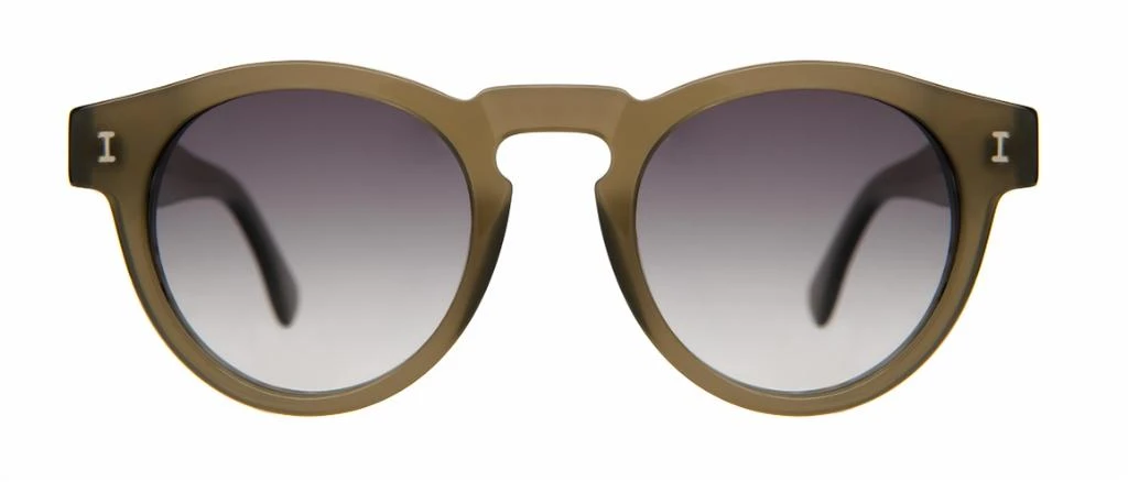 Illesteva Men's Leonard Cher Sunglasses In Olive/grey Gradient 1