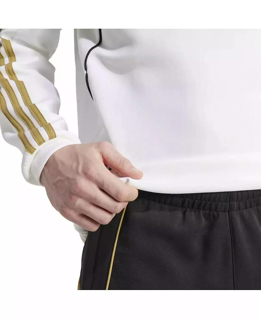 Adidas Men's White LAFC 2025 Travel Pullover Hoodie 4