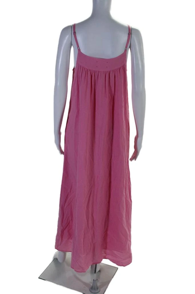 XIRENA Xirena Womens Rose Cotton Square Neck Sleeveless Cami Poplin Dress 3