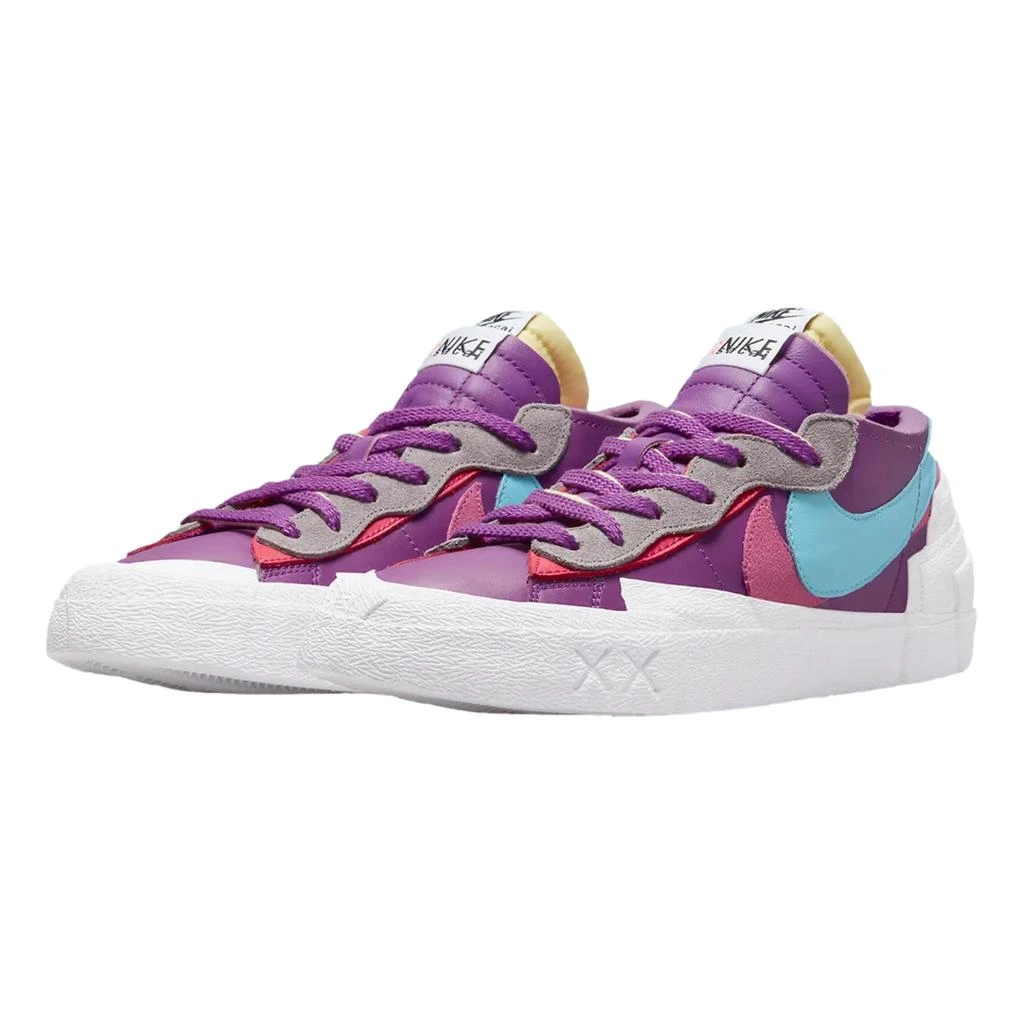 NIKE Blazer Low / Sacai / Kaws Purple Dusk/Lagoon Pulse-White  DM7901-500 Men
s 2