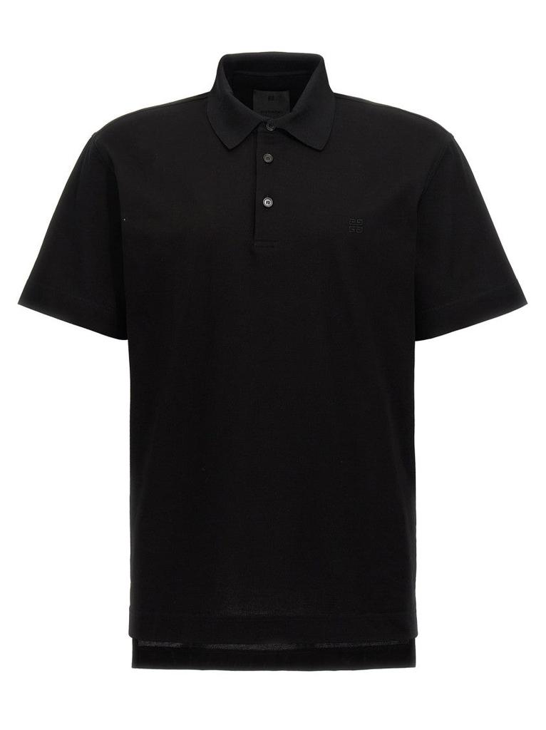 Tシャツ・カットソー GIVENCHY Black Piquet Polo Shirt Givenchy Men's 4G Pique Zip Polo Shirt | Neiman Marcus