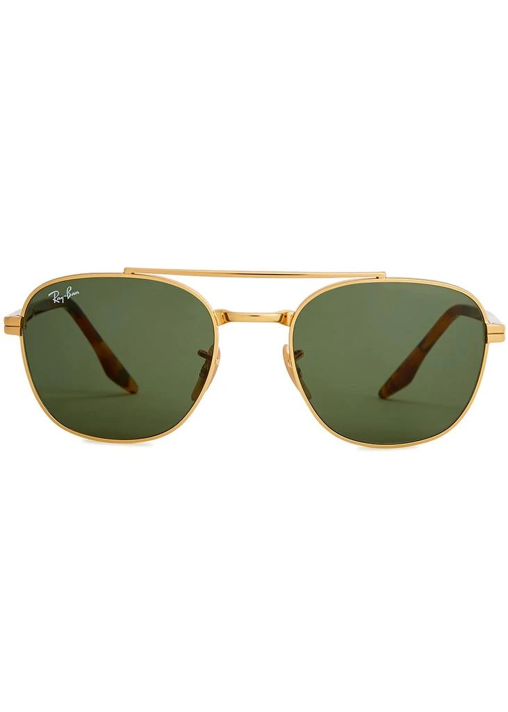 Ray-Ban Gold-tone aviator-style sunglasses 2