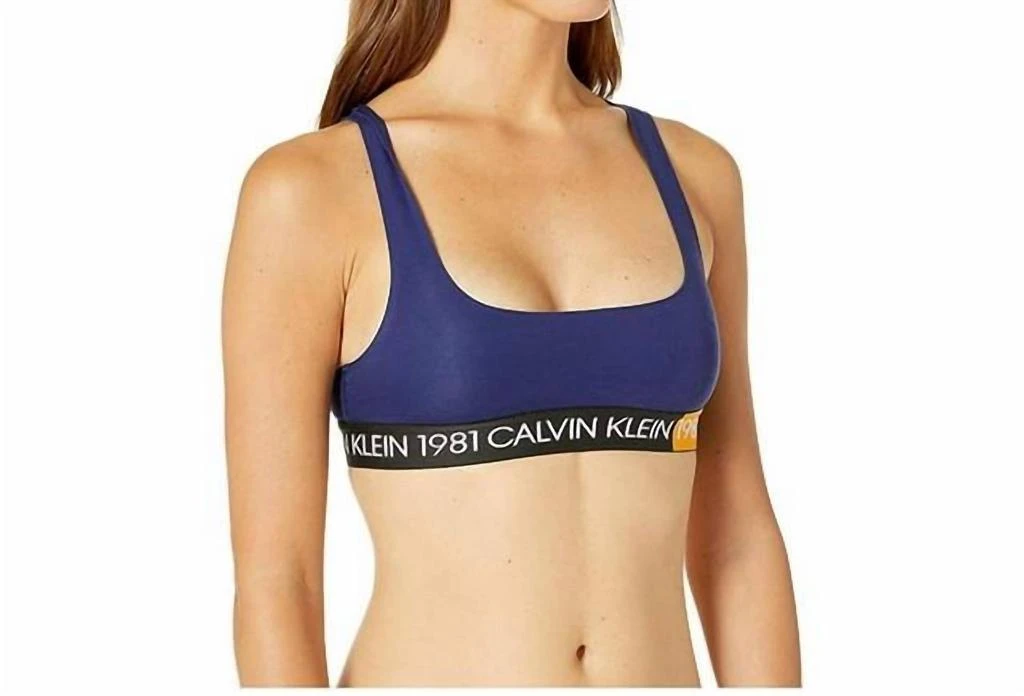 Calvin Klein 1981 Bold Unlined Bralette 1