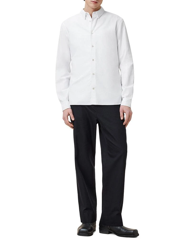 ALL SAINTS Haven Slim Fit Brushed Oxford Shirt 6