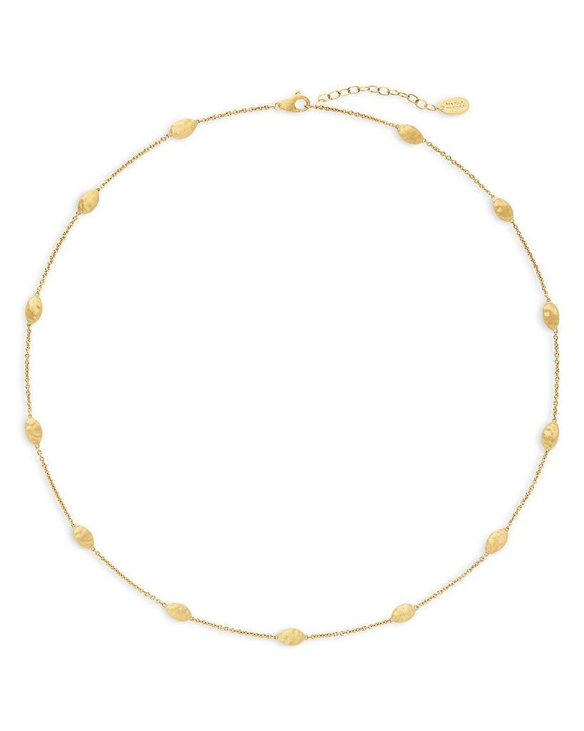 Marco Bicego 18K Yellow Gold Siviglia Textured Link Chain Necklace, 16.5" 1