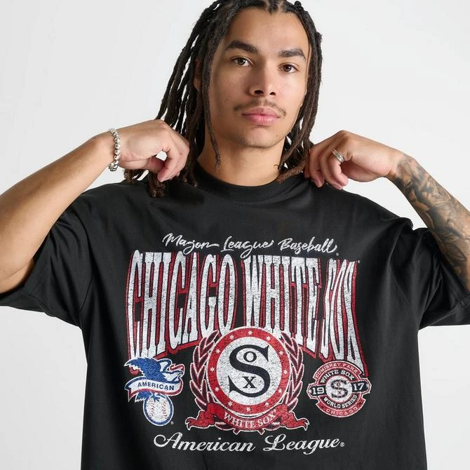 New Era Men's New Era Chicago White Sox MLB Vintage Oversized Logo T-Shirt 9