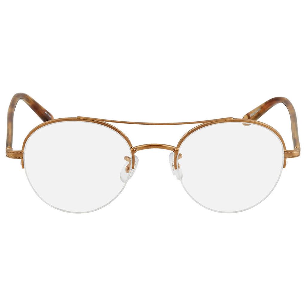 GARRETT LEIGHT MANCHESTER Demo Round Eyeglasses 3037 BG-FET 48