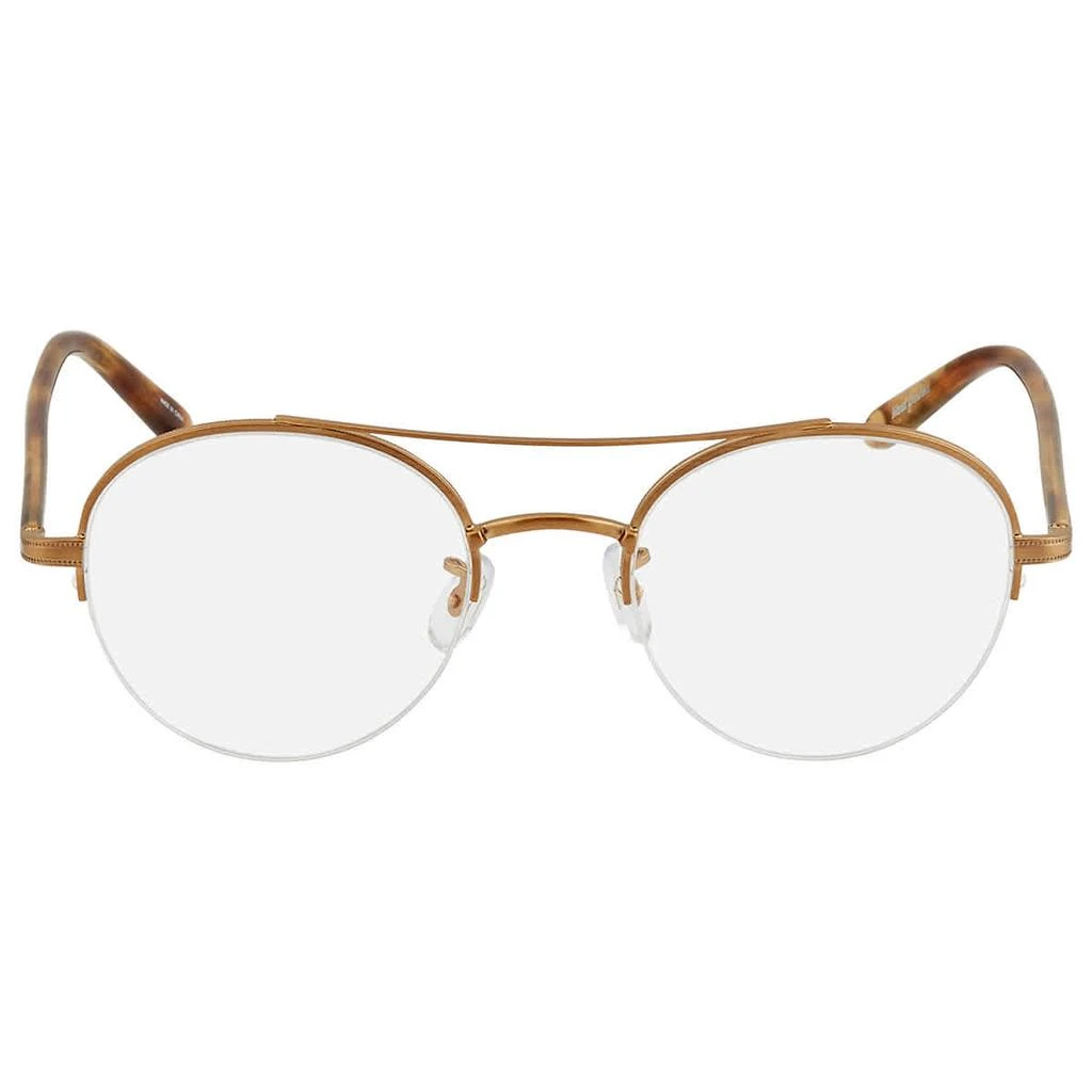 GARRETT LEIGHT MANCHESTER Demo Round Eyeglasses 3037 BG-FET 48 2
