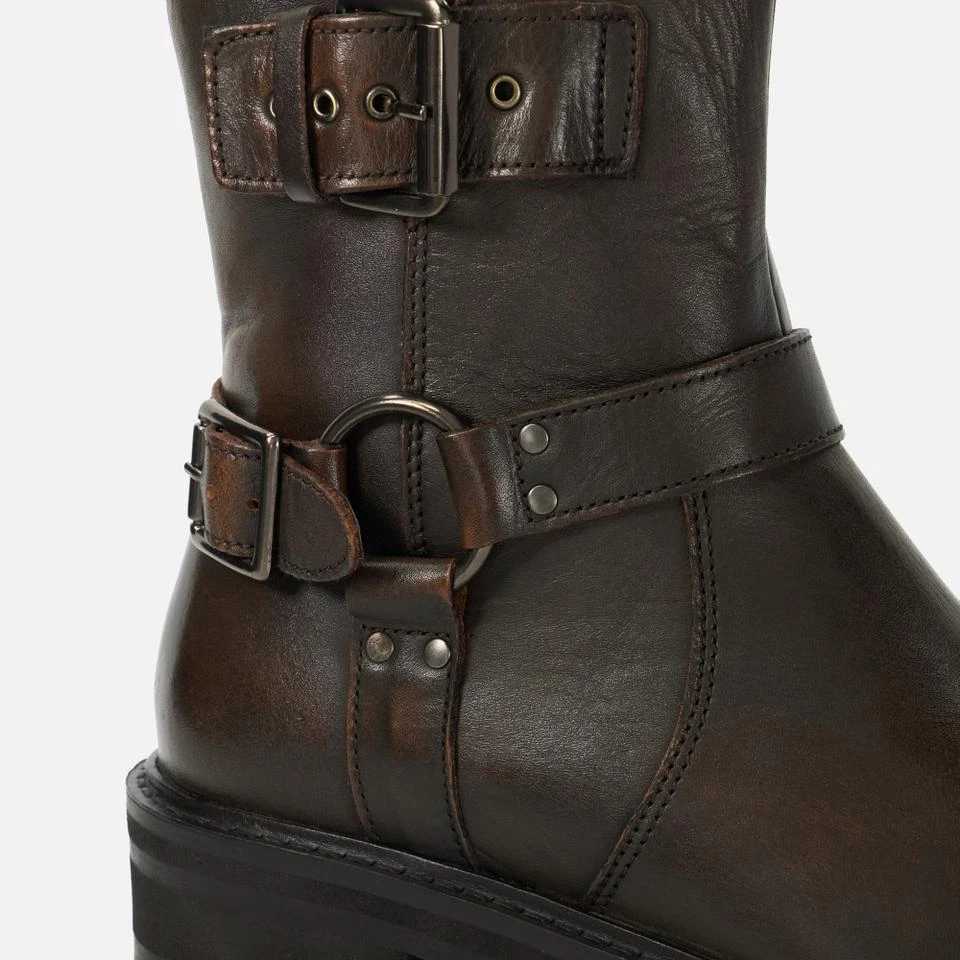 undefined DUNE LONDON WOMEN'S PITON LEATHER LOW BOOTS 5