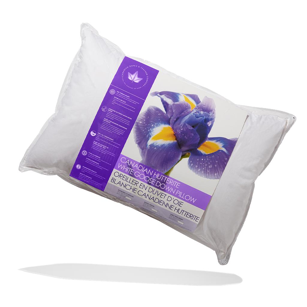 Canadian Down & Feather Company Hutterite Goose Down Pillow, Soft Support
