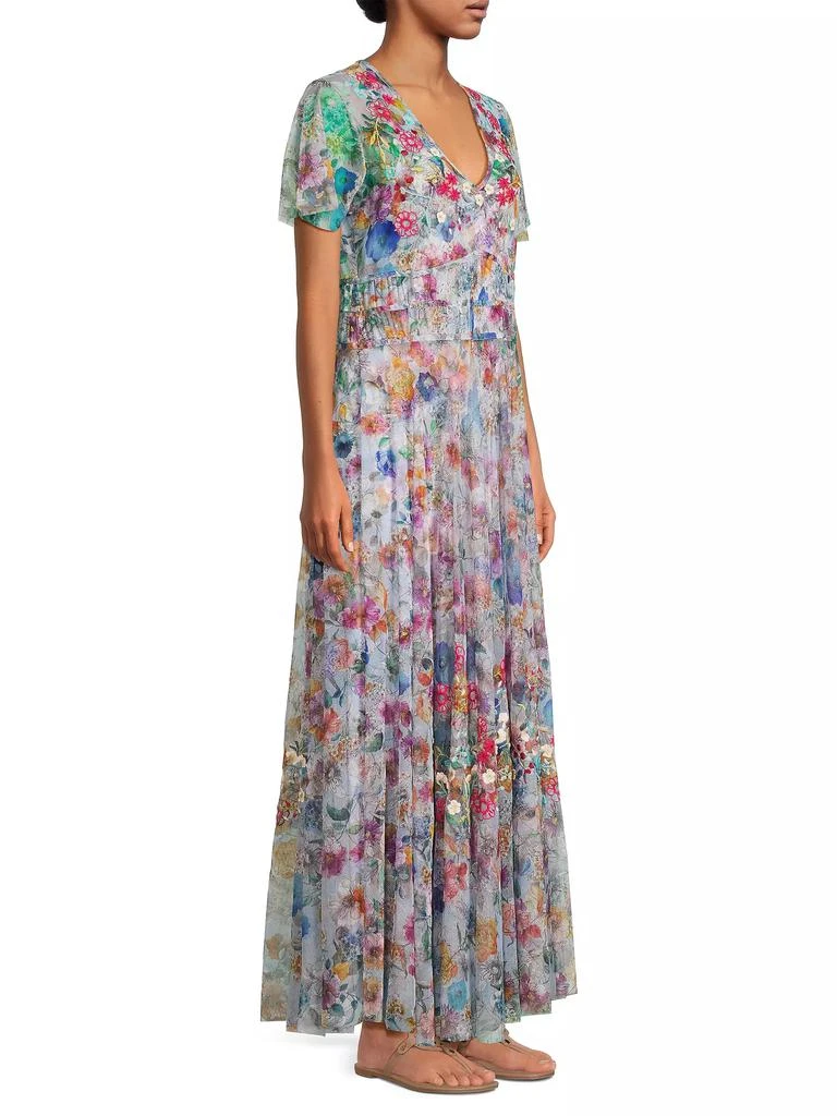 Johnny Was Winx Mesh Maxi Dress 4