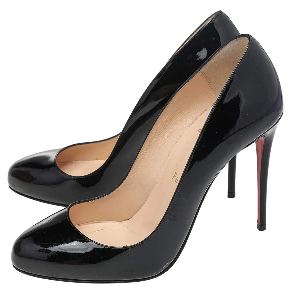 Christian Louboutin Christian Louboutin Black Patent Leather Fifille Pumps Size 38 4