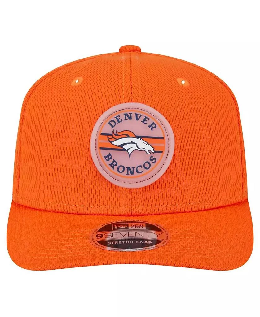 New Era Men's Orange Denver Broncos Adventure Patched 9SEVENTY Stretch-Snap Adjustable Hat 4