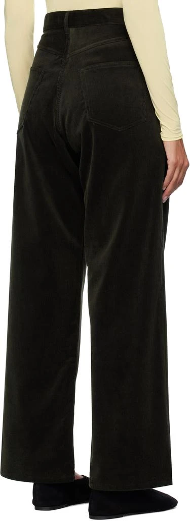 AURALEE Brown Finx Corduroy Trousers 3