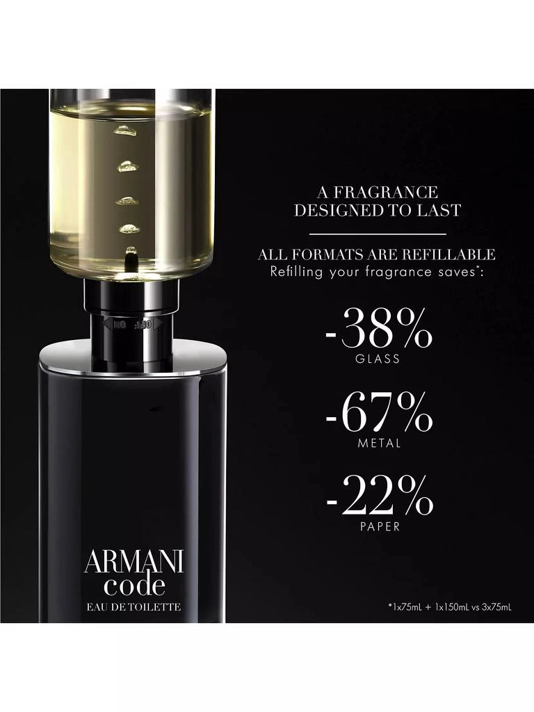 Armani Beauty Armani Code Eau de Toilette Refill 4