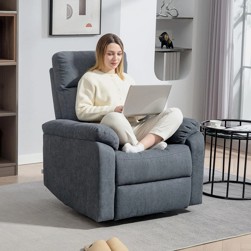 Hivvago Recliner Rocker Chair with Swivel Function 2