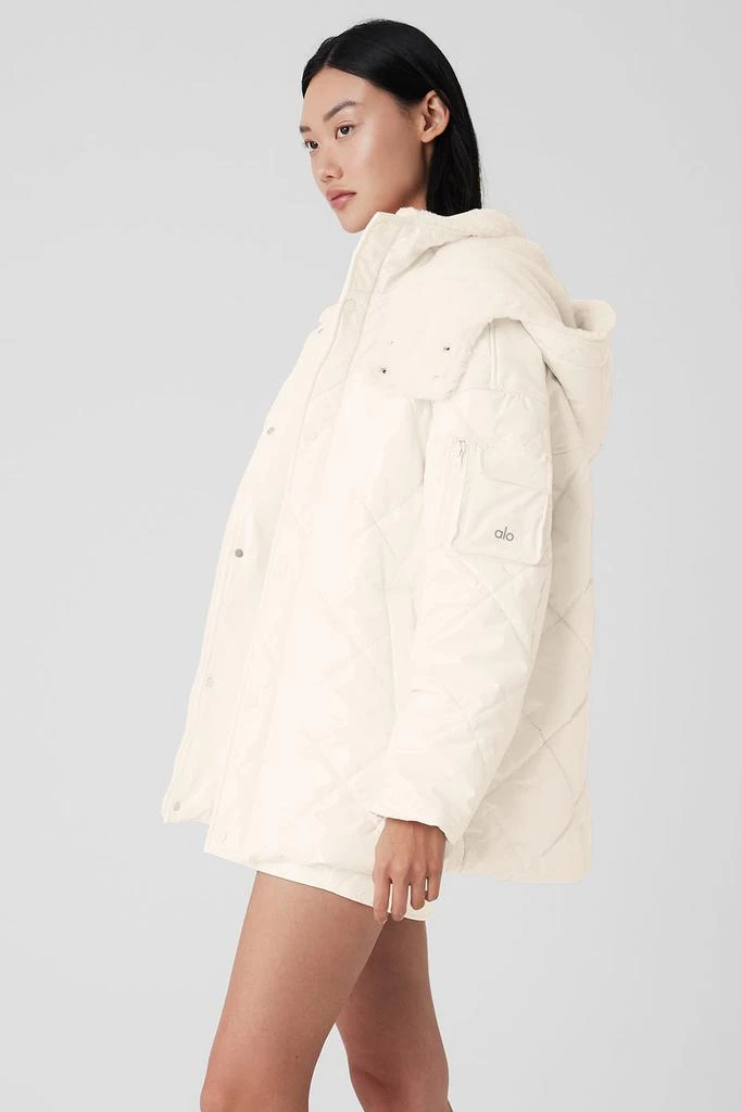 Alo Snomoto Puffer Jacket - Ivory 3